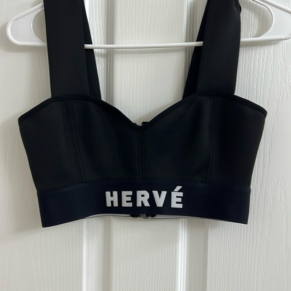 Hervé Black Crop Top